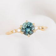 Estel Fleur Ring, 1.26ct Montana Sapphire