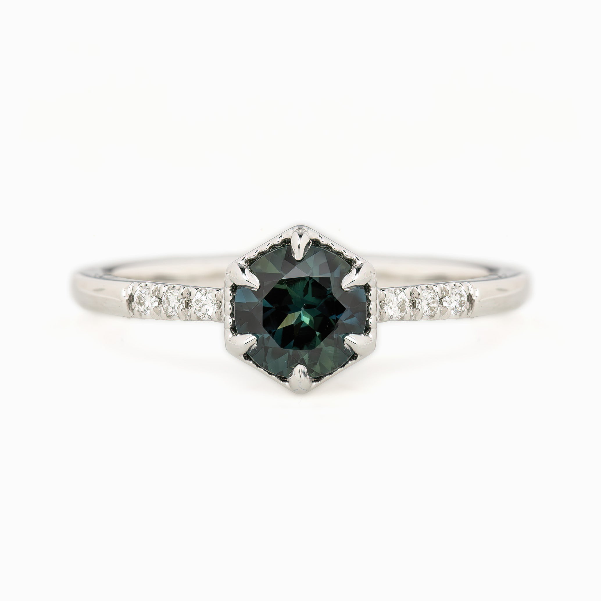 Grace Ring, 0.82ct Queensland Sapphire