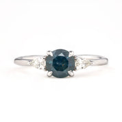 Olivia Ring, 1.01ct Montana Sapphire