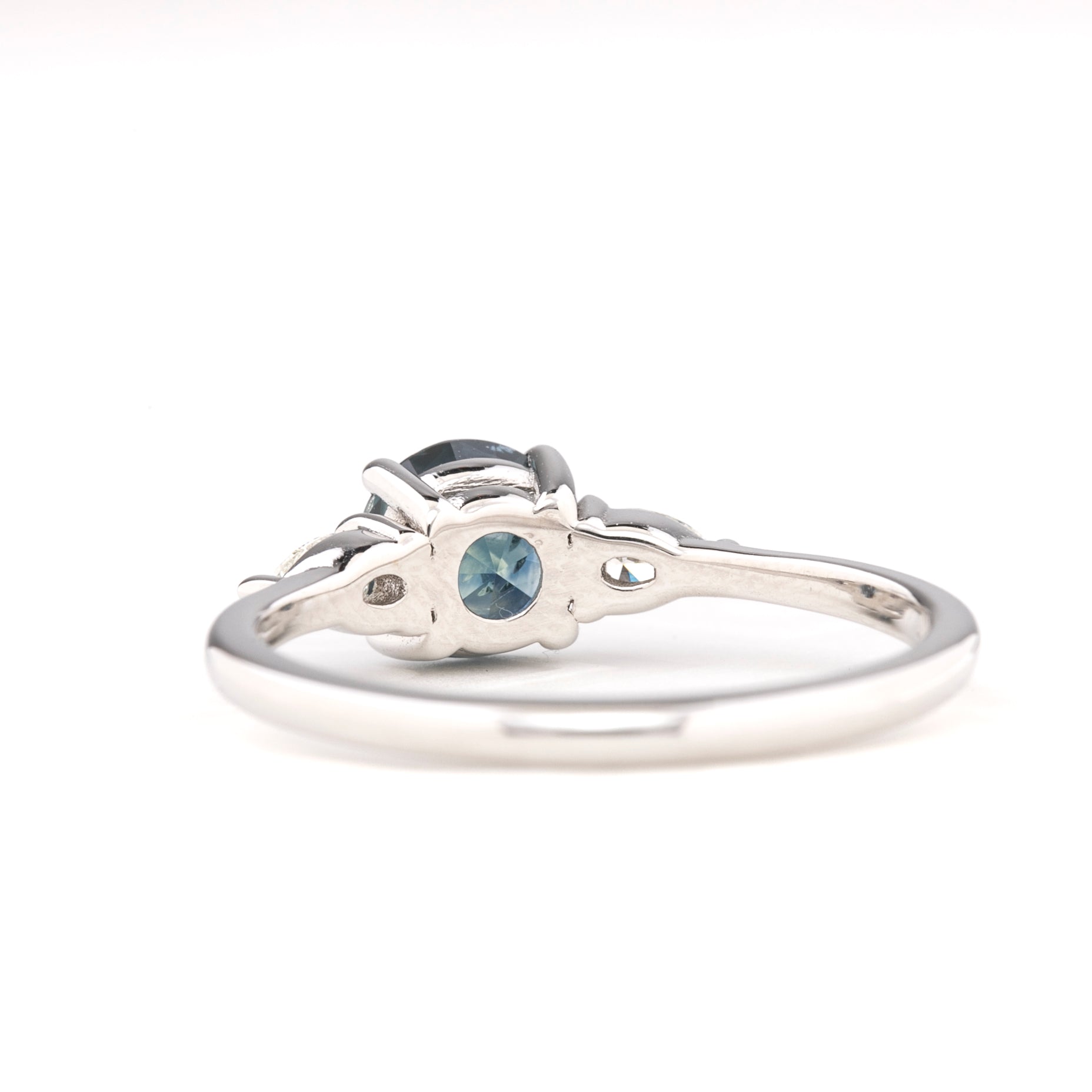 Olivia Ring, 1.01ct Montana Sapphire