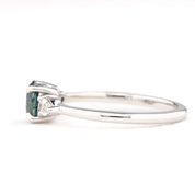 Olivia Ring, 1.01ct Montana Sapphire
