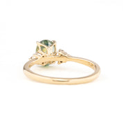 Teresa Ring, 1.37ct Montana Sapphire, oval shape gemstone