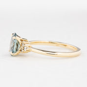 Teresa Ring, 0.97ct Blue Montana Sapphire