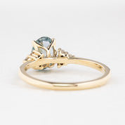 Teresa Ring, 0.97ct Blue Montana Sapphire