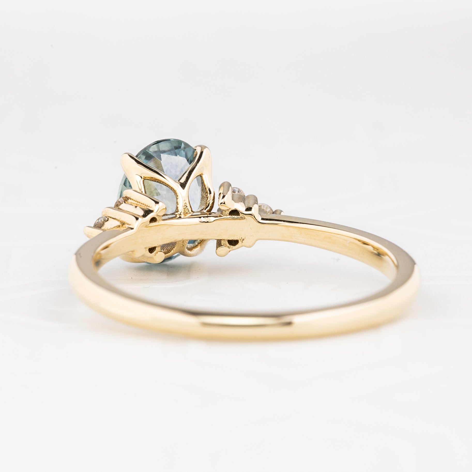 Teresa Ring, 0.97ct Blue Montana Sapphire