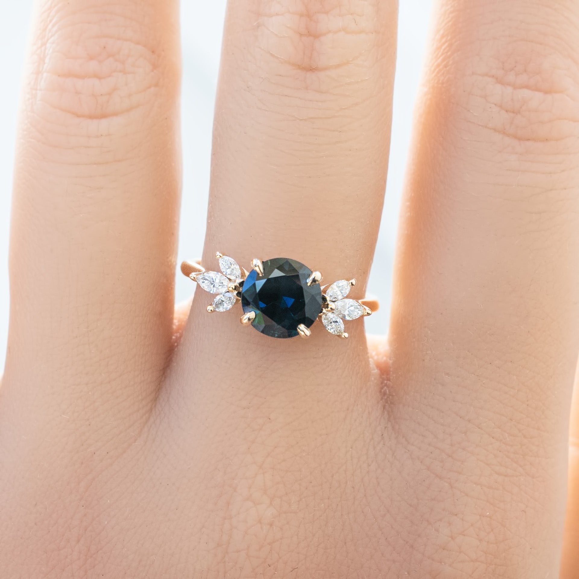 Nova Ring, 1.63ct Unheated Queensland Sapphire