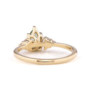 Teresa Ring, 0.88ct Light Green Montana Sapphire