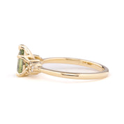 Teresa Ring, 0.88ct Light Green Montana Sapphire