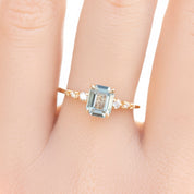 Estel Fleur Ring, 1.31ct Montana Sapphire