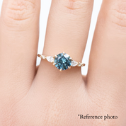 Estel Fleur Petal Ring, 1.32ct Montana Sapphire