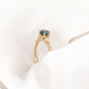 Estel Fleur Petal Ring, 1.32ct Montana Sapphire