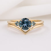 Emilie Grand Ring, 1.19ct Montana Sapphire