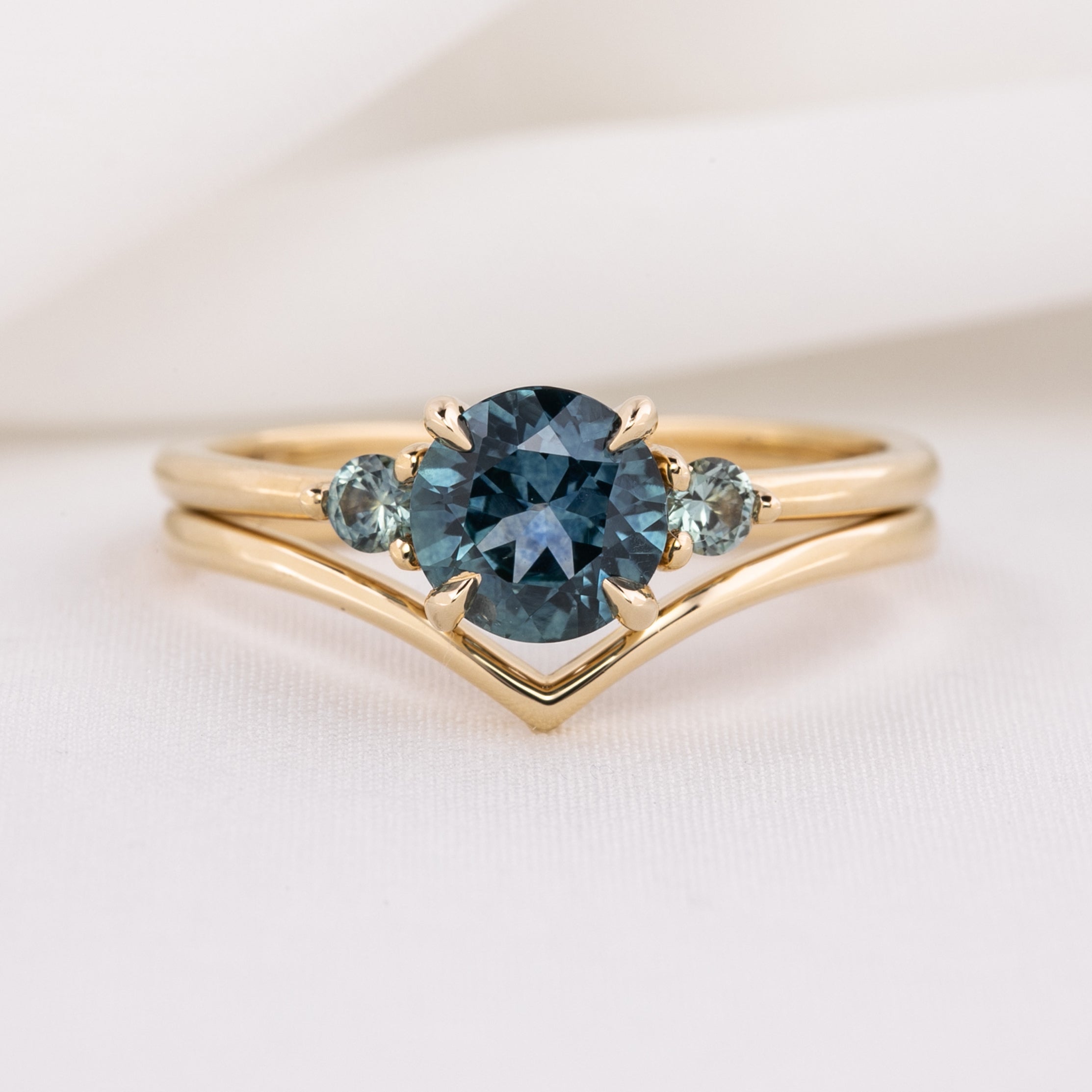 Emilie Grand Ring, 1.19ct Montana Sapphire
