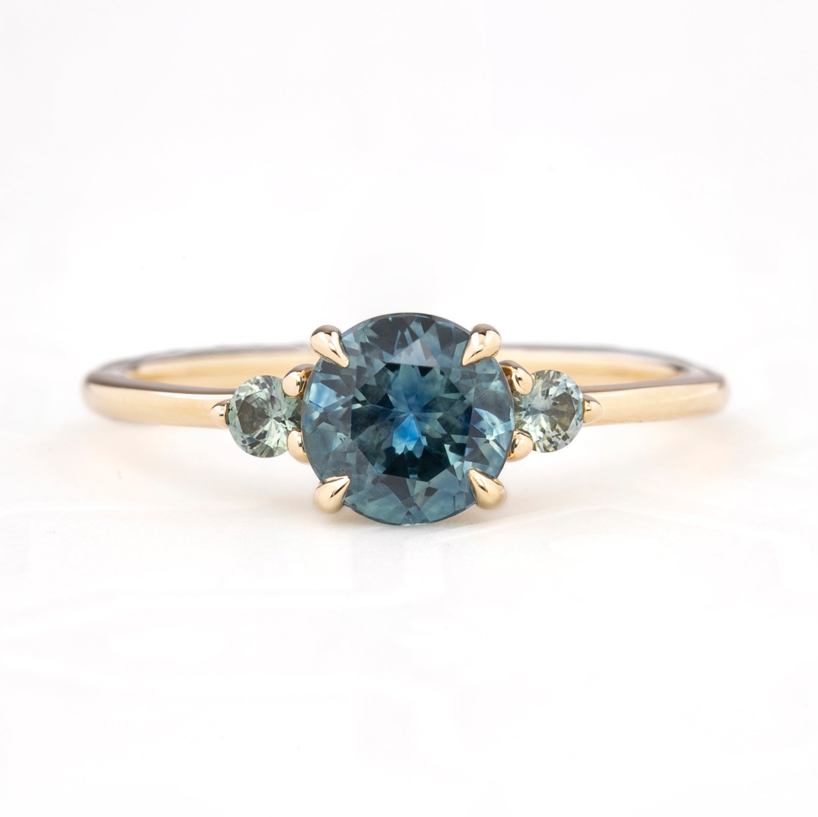 Emilie Grand Ring, 1.19ct Montana Sapphire