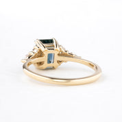 Remi Ring, 1.27ct Emerald Montana Sapphire