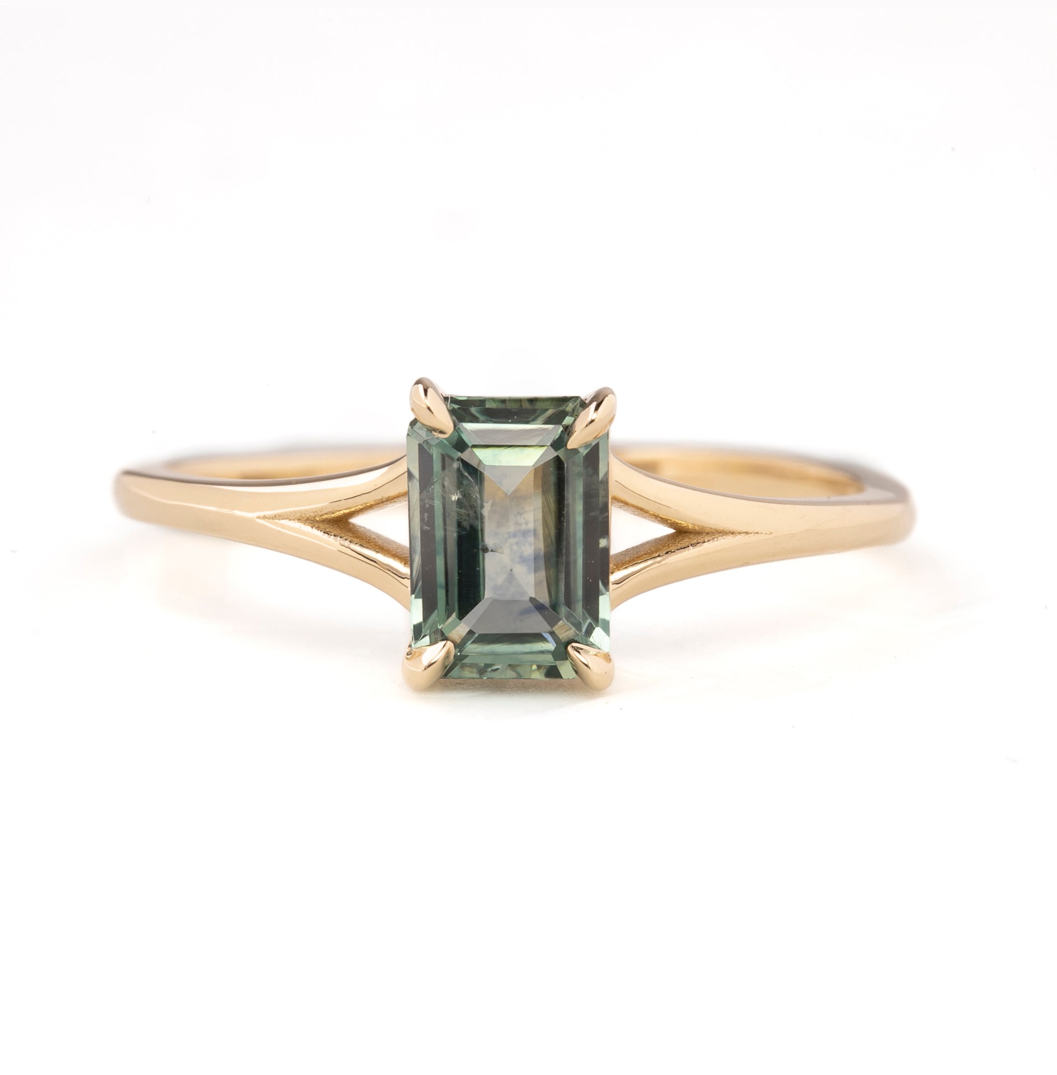 Kylie Ring, 1.13ct Montana Sapphire
