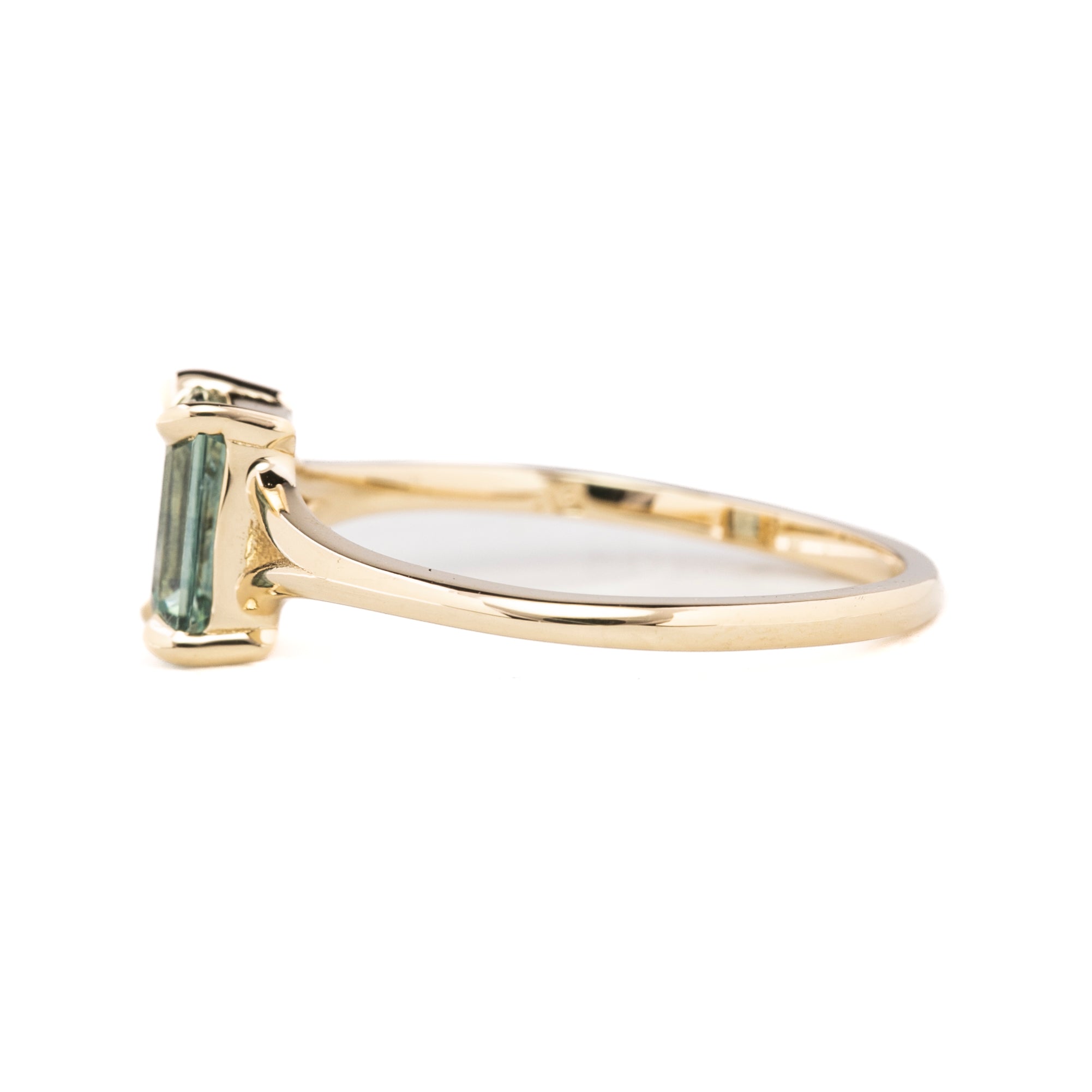 Kylie Ring, 1.13ct Montana Sapphire