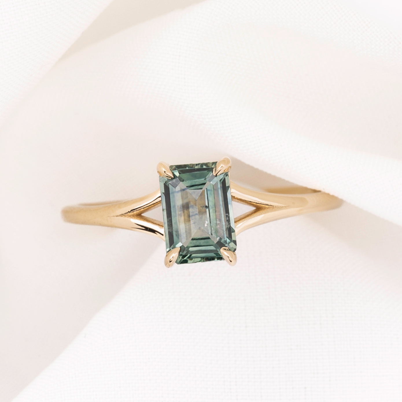 Kylie Ring, 1.13ct Montana Sapphire