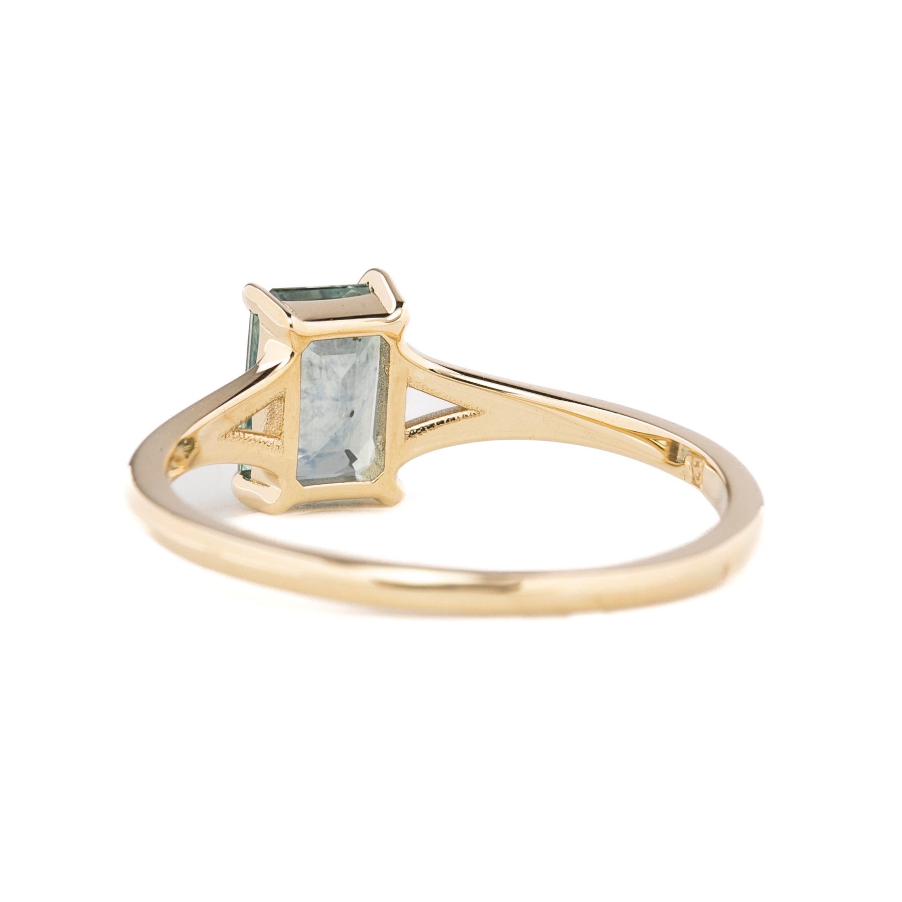 Kylie Ring, 1.13ct Montana Sapphire