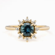 Victoria Ring, 1.01ct Montana Sapphire