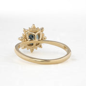 Victoria Ring, 1.01ct Montana Sapphire