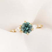 Estel Fleur Petal Ring, 1.38ct Montana Sapphire