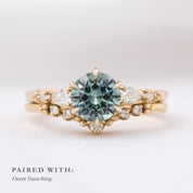 Estel Fleur Petal Ring, 1.33ct Montana Sapphire