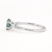 Estel Fleur Petal Ring, 1.34ct Blue Montana Sapphire