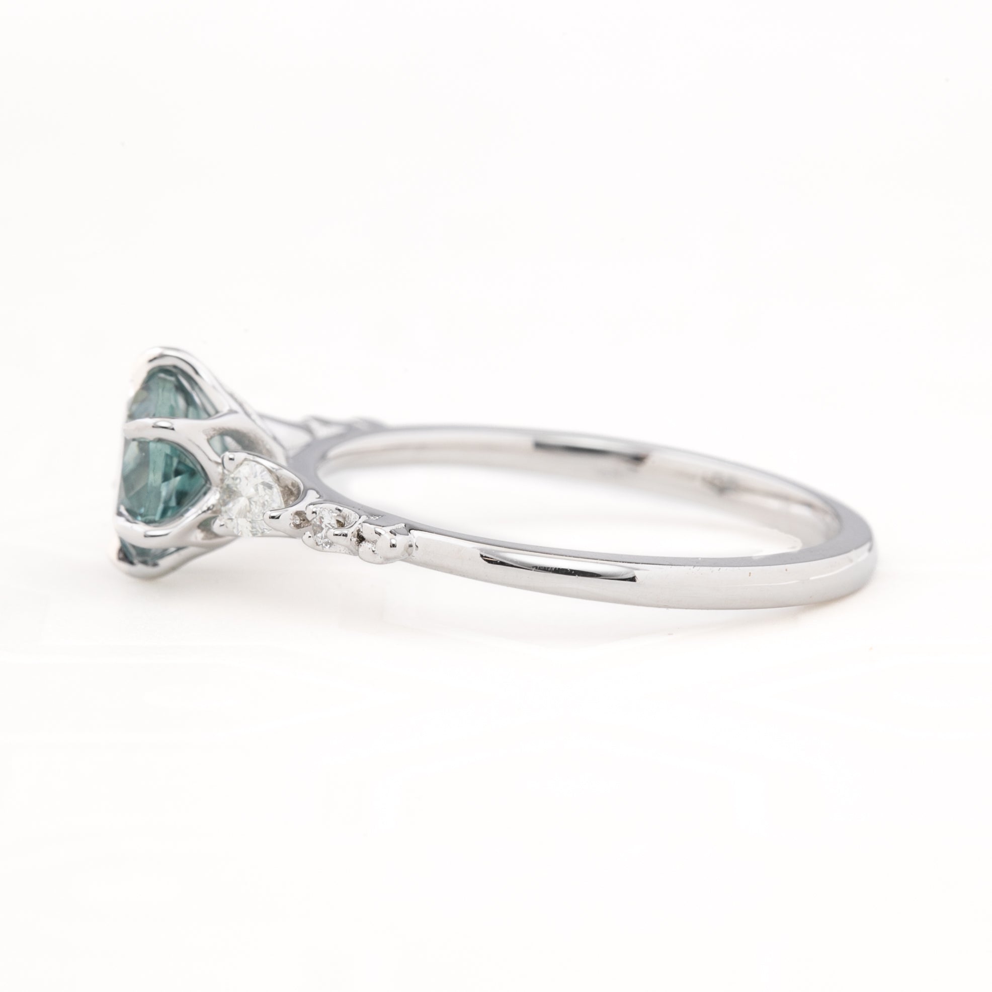 Estel Fleur Petal Ring, 1.34ct Blue Montana Sapphire
