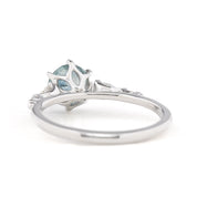 Estel Fleur Petal Ring, 1.34ct Blue Montana Sapphire
