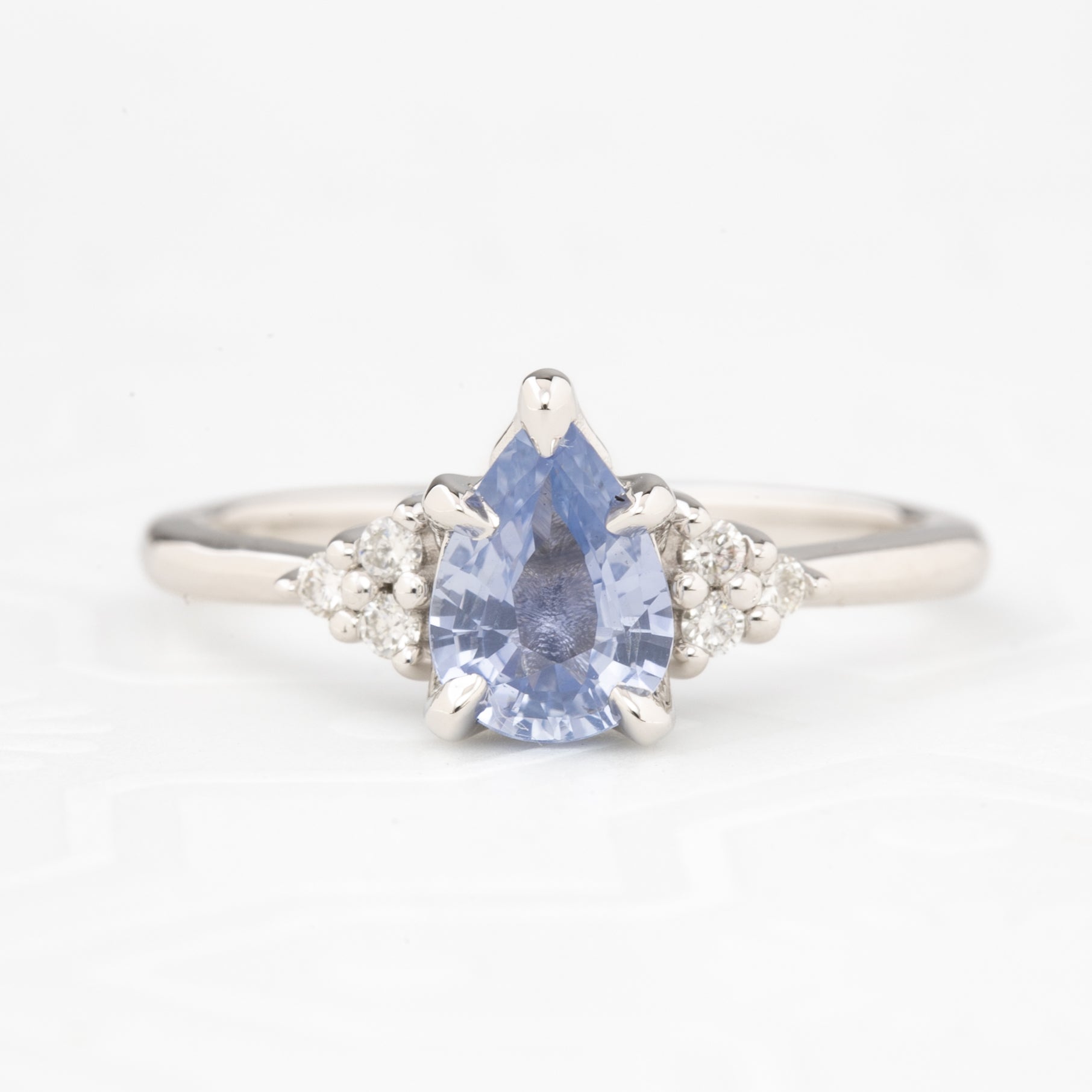 Teresa Ring, 1.06ct Blue Madagascar Sapphire