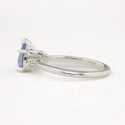 Teresa Ring, 1.06ct Blue Madagascar Sapphire