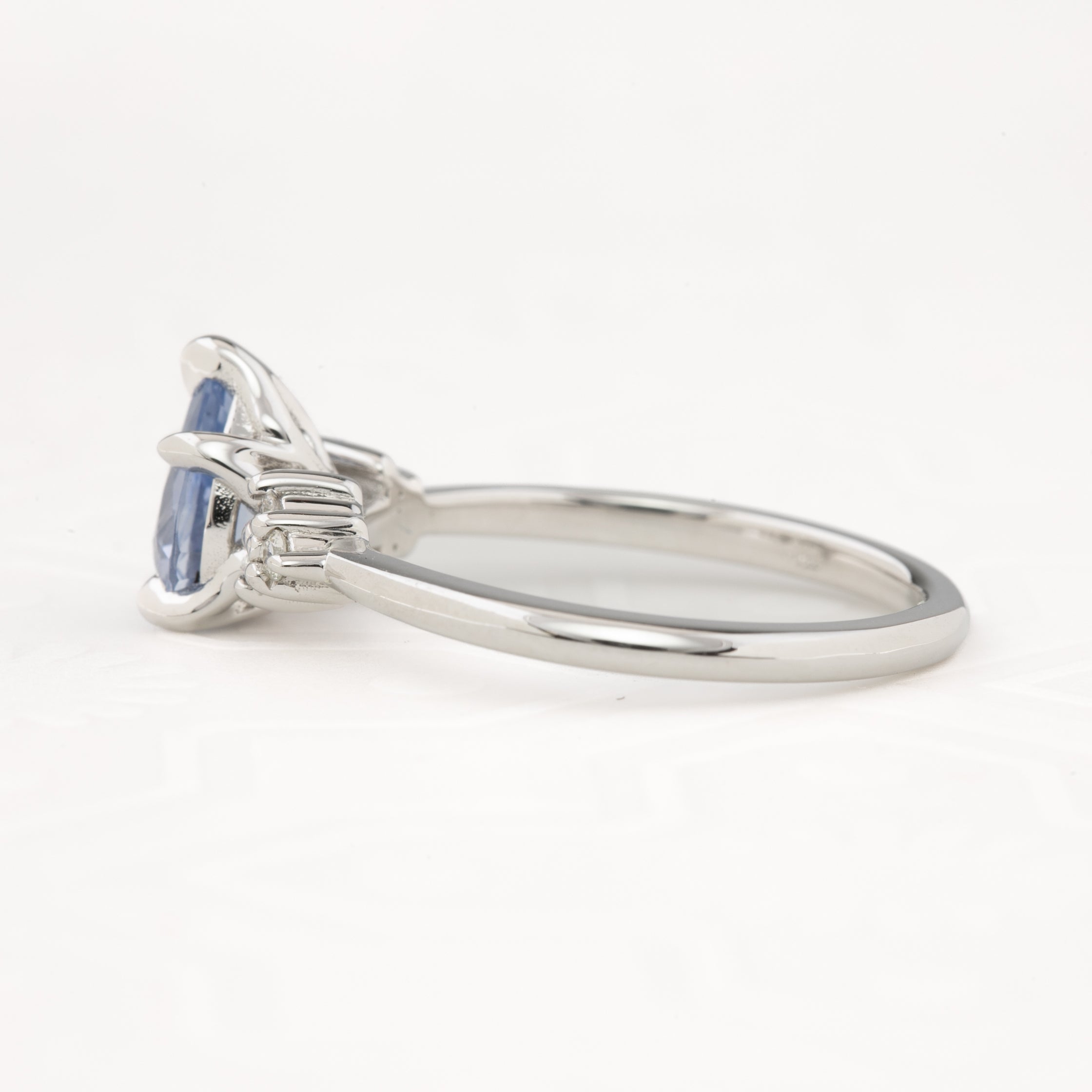 Teresa Ring, 1.06ct Blue Madagascar Sapphire