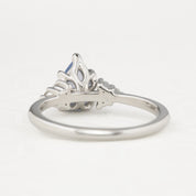 Teresa Ring, 1.06ct Blue Madagascar Sapphire