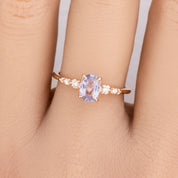 Estel Fleur Ring, Lavender Purple Sapphire