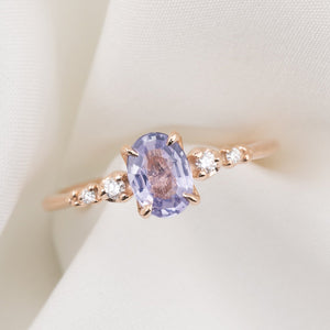 Estel Fleur Ring, Lavender Purple Sapphire