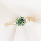 Estel Fleur Ring, 1.10ct Montana Sapphire