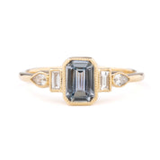 Edith Ring, 0.71ct Montana Sapphire