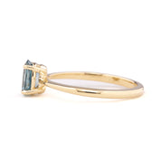 Nina Ring, 0.90ct Montana Sapphire, oval shape gemstone