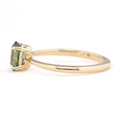 Nina Ring, 0.92ct Montana Sapphire, oval shape gemstone