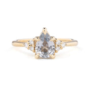Estel Fleur Ring, 0.30ct Ceylon Sapphire