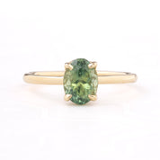 Athena Ring, 1.74ct Montana Sapphire, oval shape gemstone