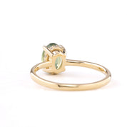 Athena Ring, 1.74ct Montana Sapphire, oval shape gemstone