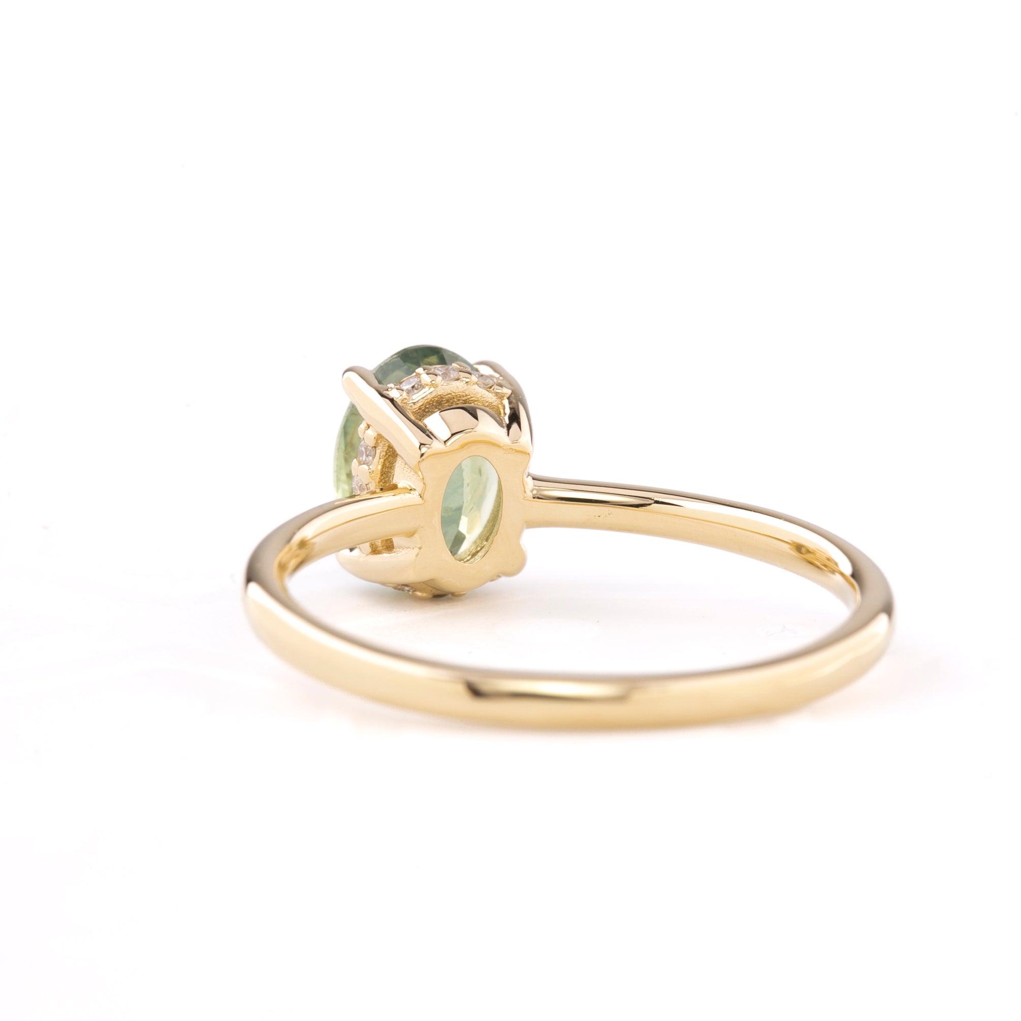 Athena Ring, 1.74ct Montana Sapphire, oval shape gemstone