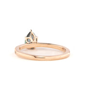 Maria Ring, Teal Blue Sapphire