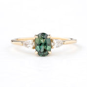Olivia Ring, 1.32ct Queensland Sapphire, oval shape gemstone