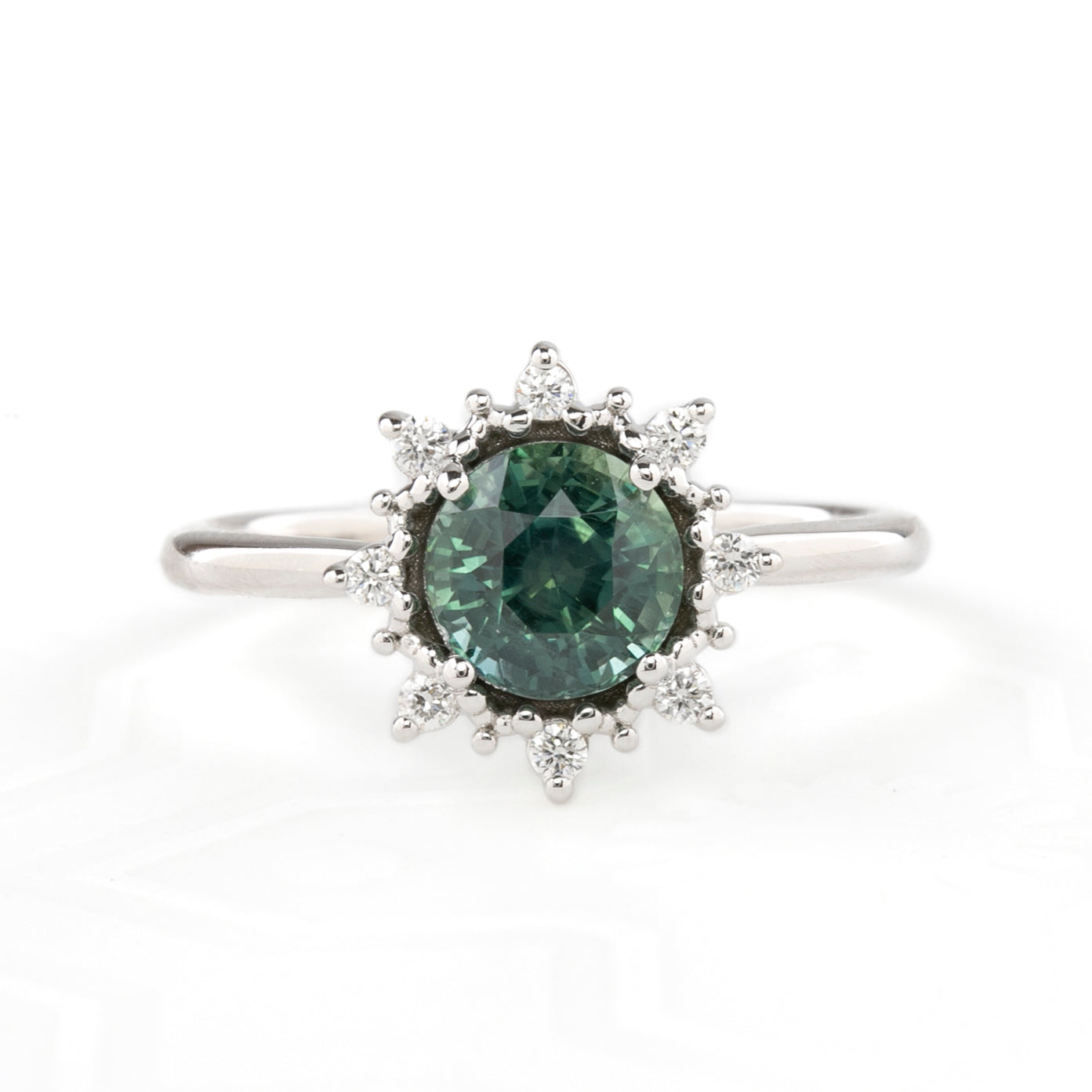 Victoria Ring, 1.69ct Montana Sapphire
