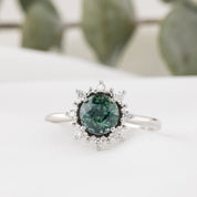 Victoria Ring, 1.69ct Montana Sapphire