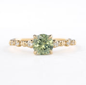 Wisteria Ring, 1.19ct Montana Sapphire