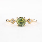 Charlene Ring, 1.11ct Montana Sapphire